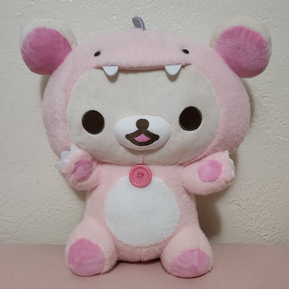 Korilakkuma Pink Dinosaur Plush